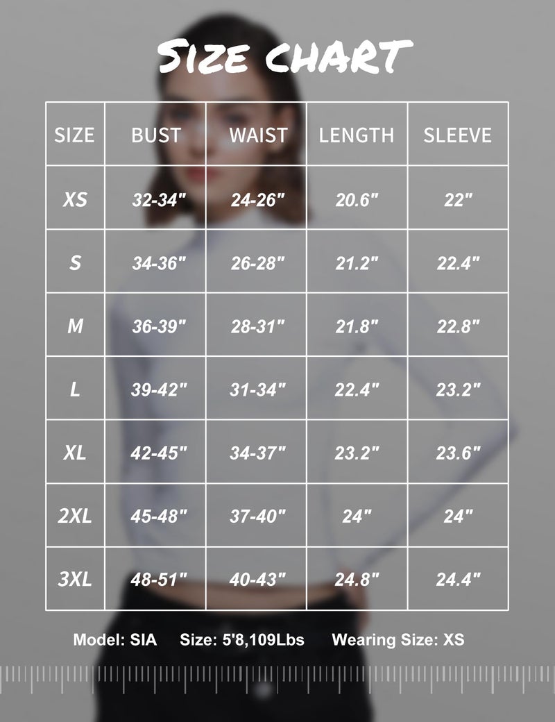 PUMIEY Long Sleeve Shirts for Women Turtleneck Slim Fit T Shirts Going Out Tops Basic Tee, Splashed White Small - Image 3