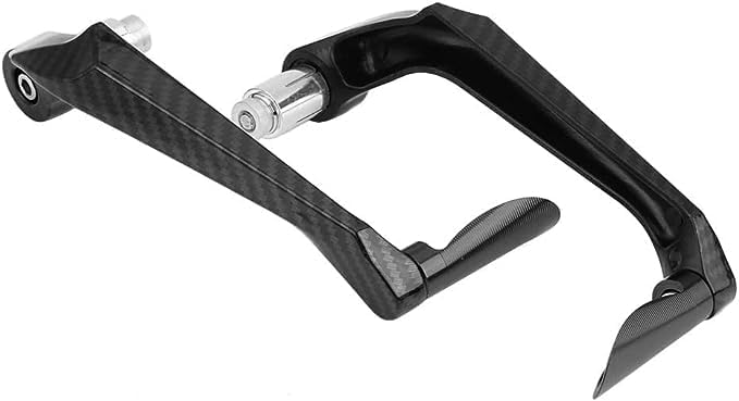ELTRON TURBO Universal 7/8in 22mm CNC Aluminum Handlebar Brake Clutch Lever Hand Guard Protector for Motorcycle, Motorbike, Grey, Coated - Image 4