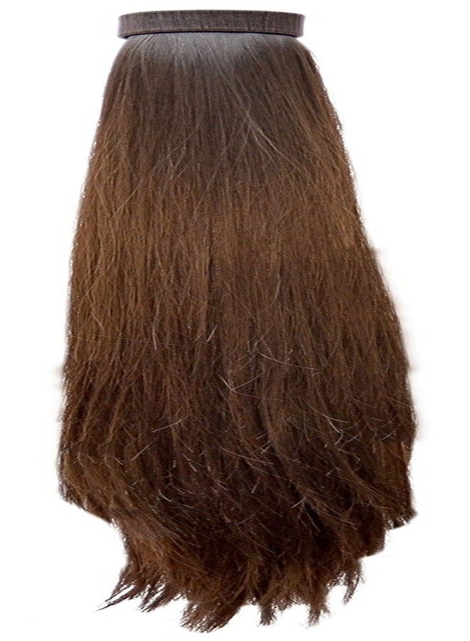 KIS Beautiful Snapon Ponytail Hair Extension (2 in 1) Human Hair Blend Salon-Quality Voluminous Luxurious Customizable | Tangle Free Hair (23 Inch Length So1 With Natural Brown Color) - Image 4