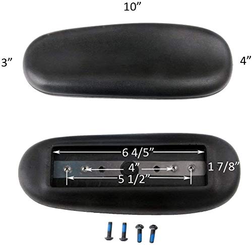 MingYi.office Office Chair Replacement Armrest Arm Pads Caps Univeral 4" 5.5" Mounting Hole 1 Pair, MingYi.Office - Image 2