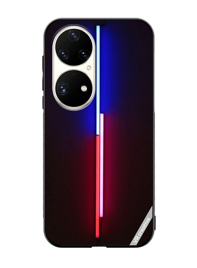 VR CREATIVE غطاء حماية لهاتف هواوي P50 برو بتصميم أضواء متعددة الألوان - Image 1