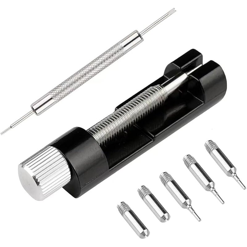 Kinobo Watch Link Removal Kit, Tools to Adjust and Remove Bracelets，Pin Remover for Sizing Strap，Watch Band Adjustment Tool Kit with Extra Replacement - Image 1