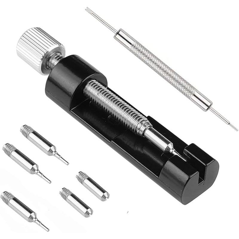 Kinobo Watch Link Removal Kit, Tools to Adjust and Remove Bracelets，Pin Remover for Sizing Strap，Watch Band Adjustment Tool Kit with Extra Replacement - Image 2