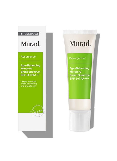 Murad Age-Balancing Moisture Broad Spectrum SPF 30 - Resurgence Moisturizer SPF - Protects and Improves Elasticity, 1.7 oz