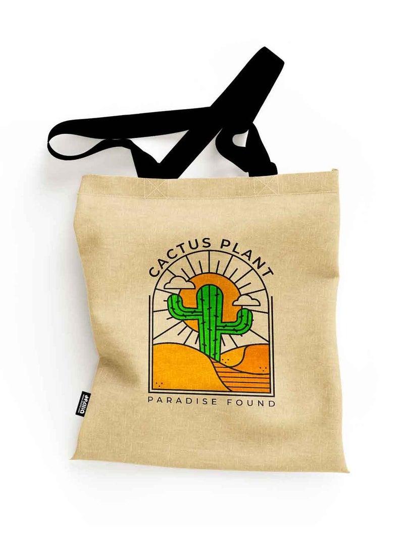 Dezllia Cactus Plant Tote Bag TB/10  - Image 1