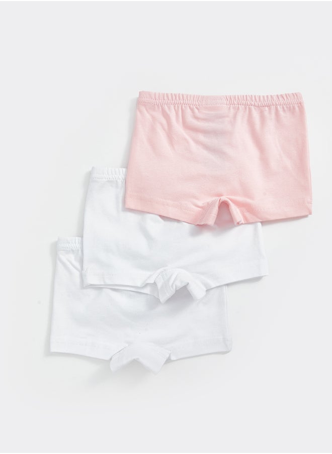 LC WAIKIKI Elastic Waist Baby Girl Boxer 3-pack Carryover  - Image 2