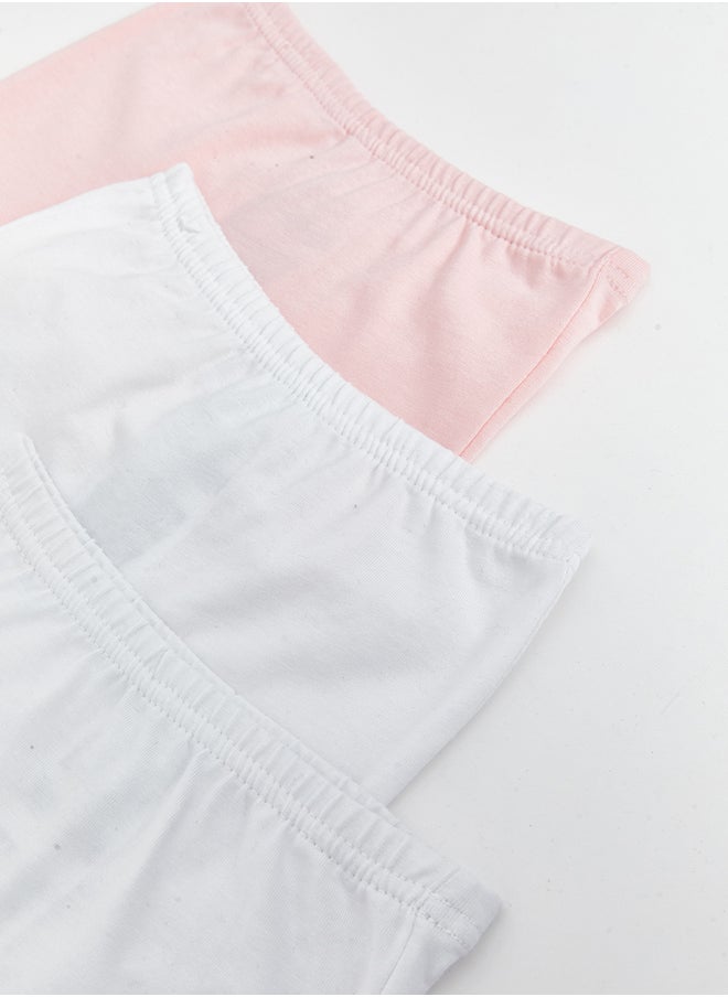LC WAIKIKI Elastic Waist Baby Girl Boxer 3-pack Carryover  - Image 3