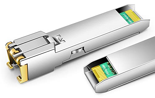 fiber mall SFP to RJ45 for HPE Aruba J8177D Procurve J8177C J8177A J8177B 1000BASE-T Mini-GBIC SFP Copper RJ-45 100m Transceiver Module Pack of 10 - Image 5