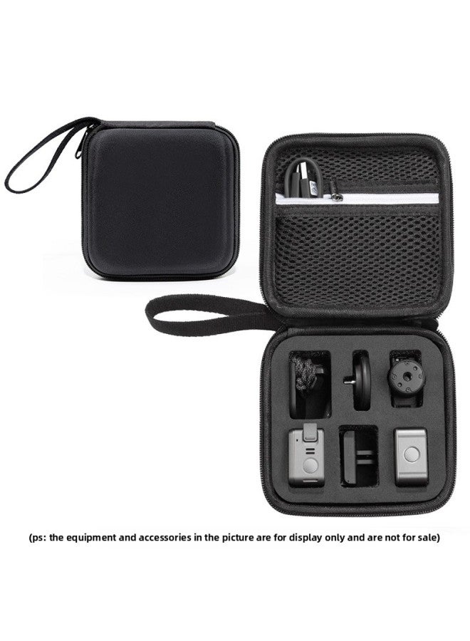 Generic Suitable For DJI Action 2 Storage Bag ACTION 2 Clutch Bag Portable Waterproof Protection Box-Color:Black Box With Black Gallbladder  - Image 1