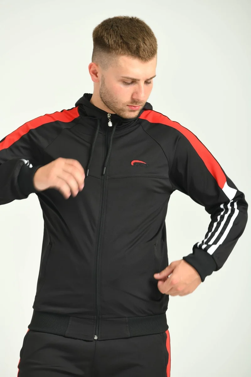 كرامب سبور Stripe Diving Fabric Men's Suit on the Arm