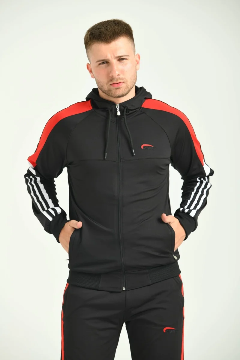 كرامب سبور Stripe Diving Fabric Men's Suit on the Arm