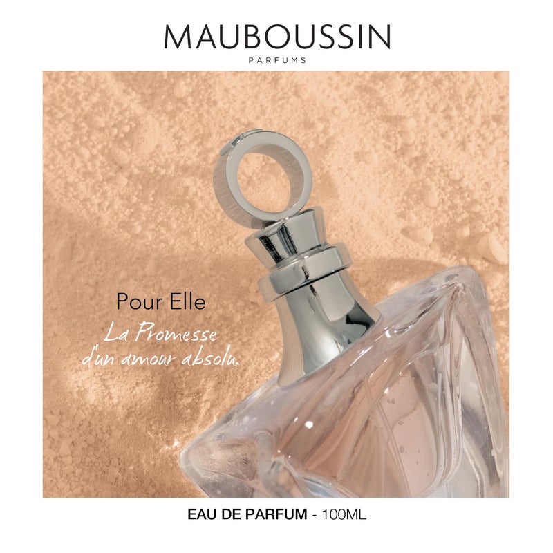 Mauboussin - Pour Elle 100ml (3.3 Fl Oz) - Eau de Parfum for Women - Floral & Fruity Scents - Image 2