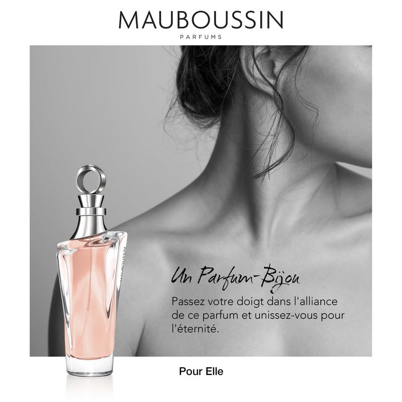 Mauboussin - Pour Elle 100ml (3.3 Fl Oz) - Eau de Parfum for Women - Floral & Fruity Scents - Image 5