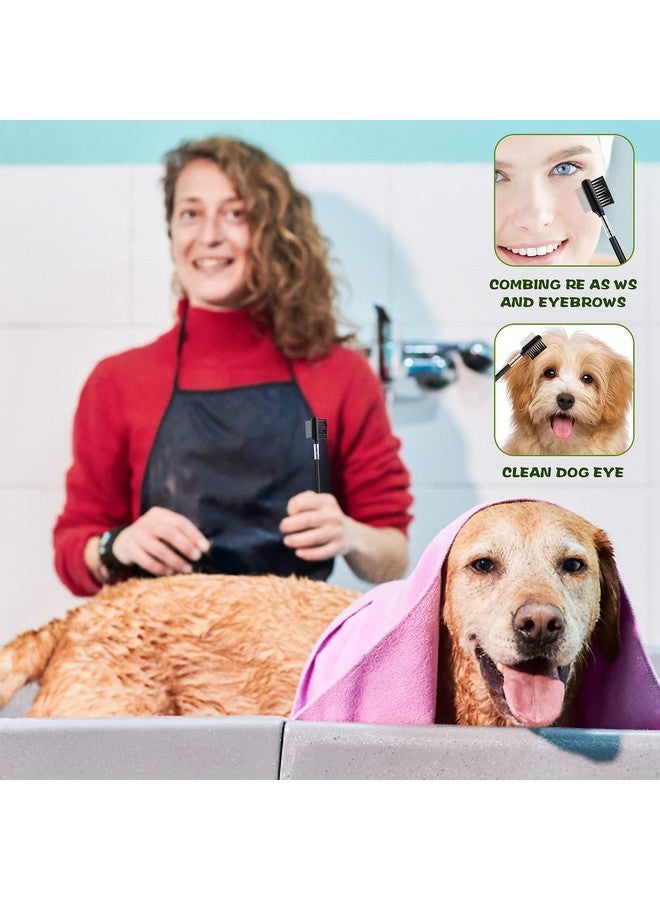 COBEE DoubleHead Metal Grooming Comb For Dogs, Puppies, And Cats  2 Pcs Booger, Flea, Crust, Mucus, And Tear Stain Remover - Image 4