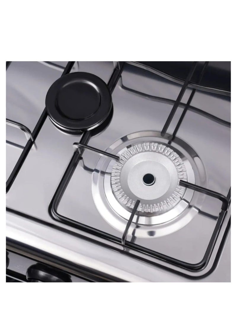 Denx Four burner stainless steel gas stove ideal for home and camping use - Image 4