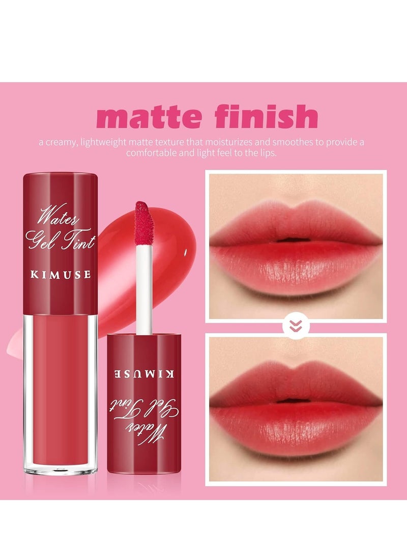 Vivid Lip Stain Duo - Long-Lasting Hydrating Tint, Non-Sticky Finish, 0.4 fl. oz. for Luscious Lips - Image 2