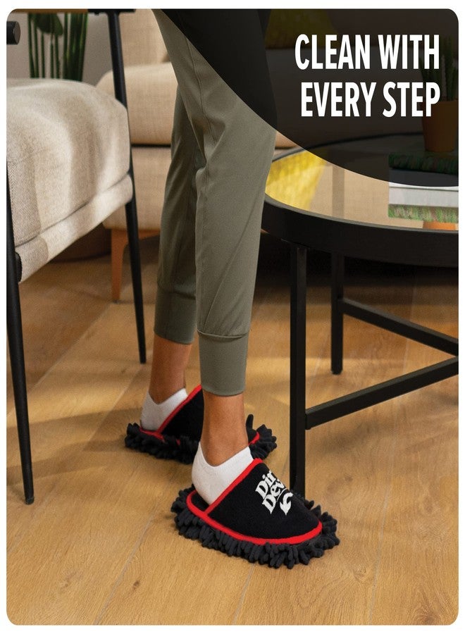 Dirt Devil Cleaning Slippers, Detachable and Washable Microfiber Dusting Shoes, For Hard Floors and Baseboards, Mop Slippers for Floor Cleaning and Dusting - Image 2