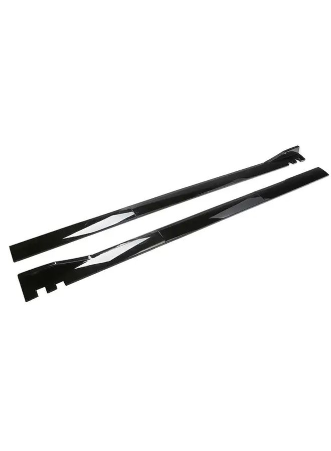 78.74 Inch Black ABS Side Skirt Universal Car Modification Accessory - Image 5