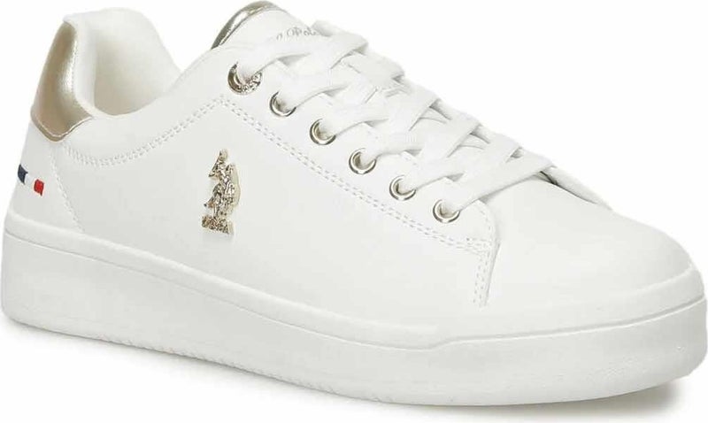 U.S. Polo Assn. BASE. Polo Assn. Women's Sneakers Pelo 4 Fx Women's Sneaker Shoes 101532516-1BEJ - Image 1