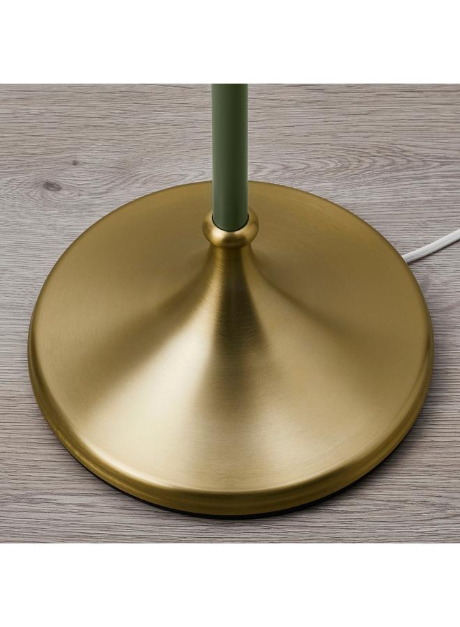 Zaboon Floor Lamp, Brass/Green-Grey - Image 4
