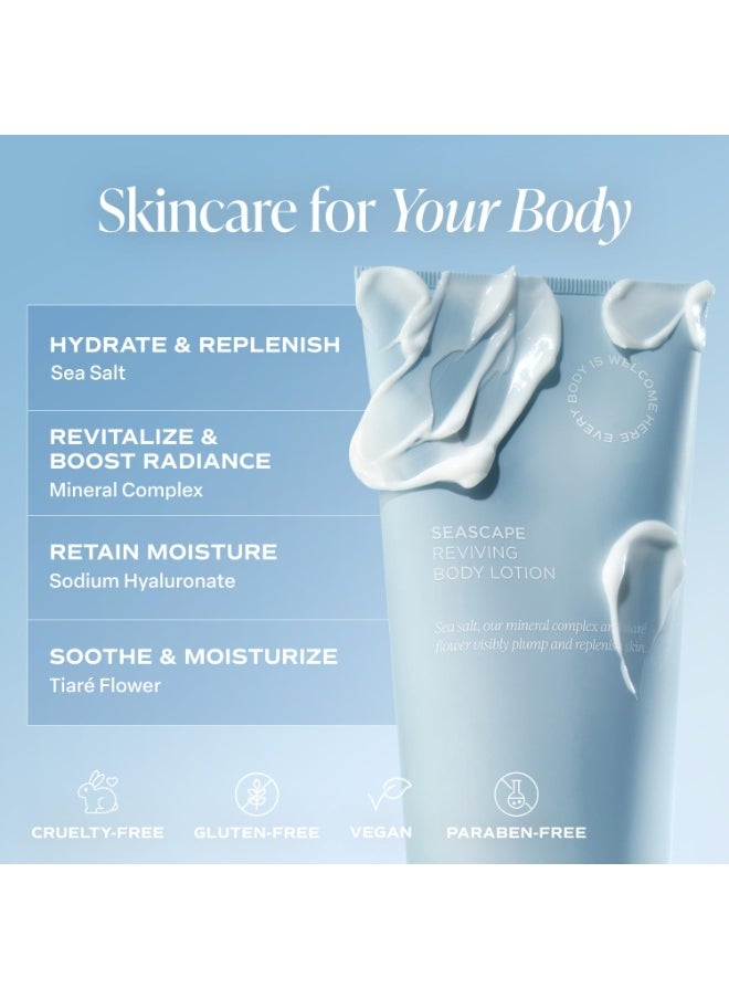 Saltair Saltair Body Lotion - 2 Pack Moisturizing Lotion For Dry Skin. Seascape Scented Hydrating Body Cream with Nourishing Moisturizer Formula. Skin Care for Women and Men. 2x 10oz Tubes  - Image 3