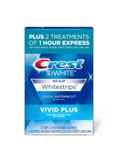 3D Whitestrips Vivid Plus Teeth Whitening Strip Kit 24 Count (Pack Of 1)