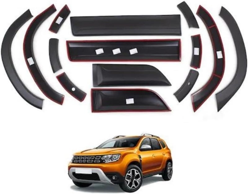 Wivplex 14 Pcs Car Wheel Arches Trim Covers for Duster 2018-2023 - Image 2