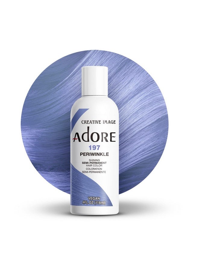 Adore - Semi Permanent Hair Color Vegan And Crueltyfree Hair Dye 4 Fl Oz 197 Peri Winkle (Pack Of 1) - Image 1