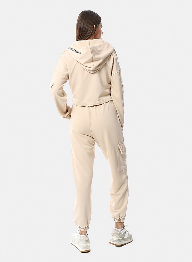 Xtcy pajamas Summer Milton Hood elastic Pants Beige - Image 3