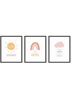 Nursery Posters and Rainbow Wall Decor Set of 3 Rainbow Wall Art for Kids | Wall Art for Nursery Girl | Kids Wall Art | Boho Rainbow Classroom Decor (8x10) (Unframed) - pzsku/Z4AA49F936EBAAC35F4CAZ/45/_/1734523384/5bf8cc54-af66-4408-8c88-33f2de3936f6