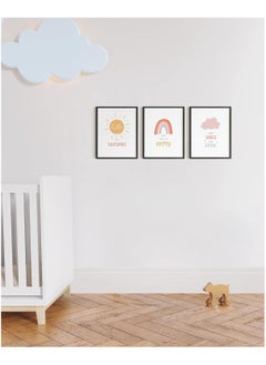 Nursery Posters and Rainbow Wall Decor Set of 3 Rainbow Wall Art for Kids | Wall Art for Nursery Girl | Kids Wall Art | Boho Rainbow Classroom Decor (8x10) (Unframed) - pzsku/Z4AA49F936EBAAC35F4CAZ/45/_/1734523394/c9d1c456-8920-4465-ab35-3c5966eb3134