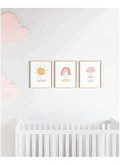 Nursery Posters and Rainbow Wall Decor Set of 3 Rainbow Wall Art for Kids | Wall Art for Nursery Girl | Kids Wall Art | Boho Rainbow Classroom Decor (8x10) (Unframed) - pzsku/Z4AA49F936EBAAC35F4CAZ/45/_/1734523395/490a9bb7-dfcf-4df1-a810-2691c1837c6f