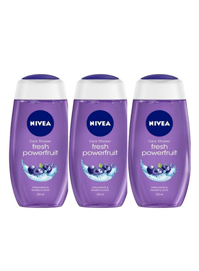 Nivea Powerfruit Fresh Shower Gel, 250 ml (Pack of 3)