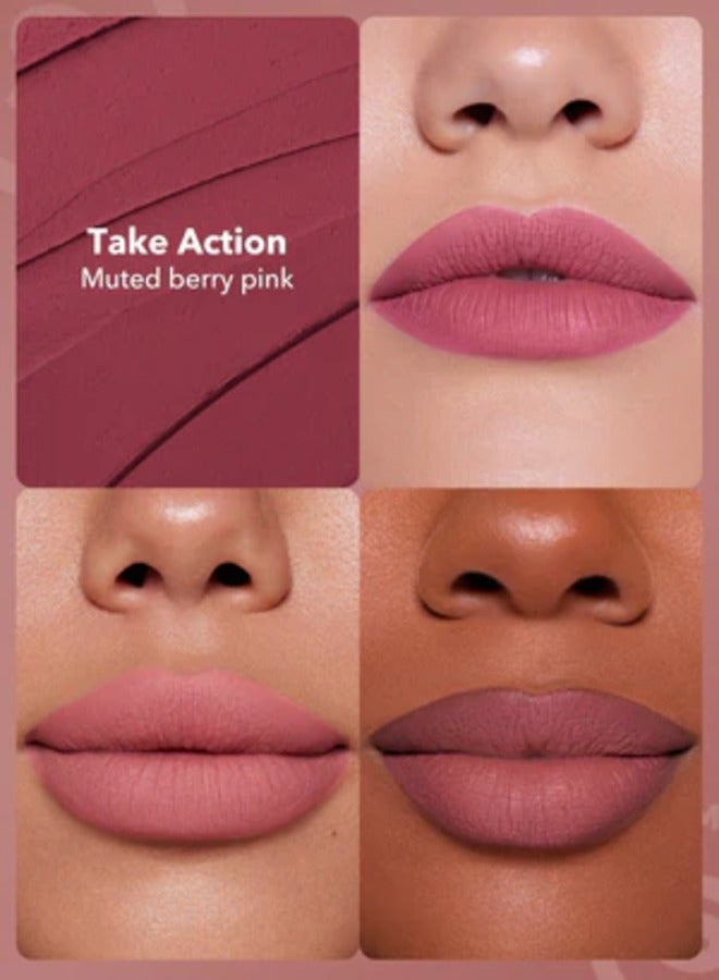 SHEGLAM DYNAMATTE BOOM LONG-LASTING MATTE LIPSTICK-TAKE ACTION Take Action - Image 3