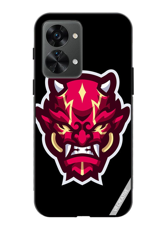 VR CREATIVE Protective Case Cover For OnePlus Nord 2T Red Hornet Design Multicolour - Image 1
