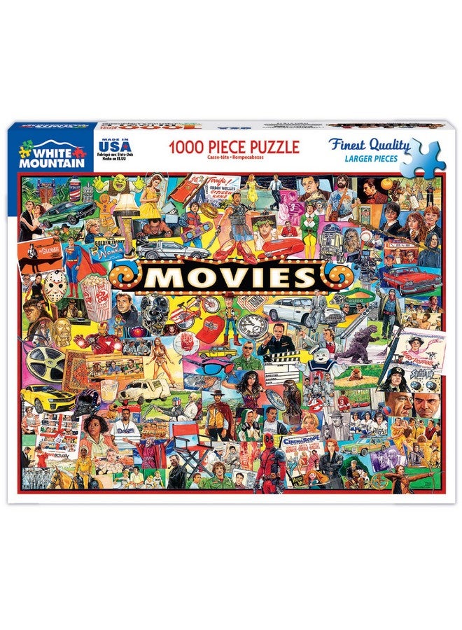 White Mountain Puzzles The Movies - 1000 Piece Jigsaw Puzzle - Image 2