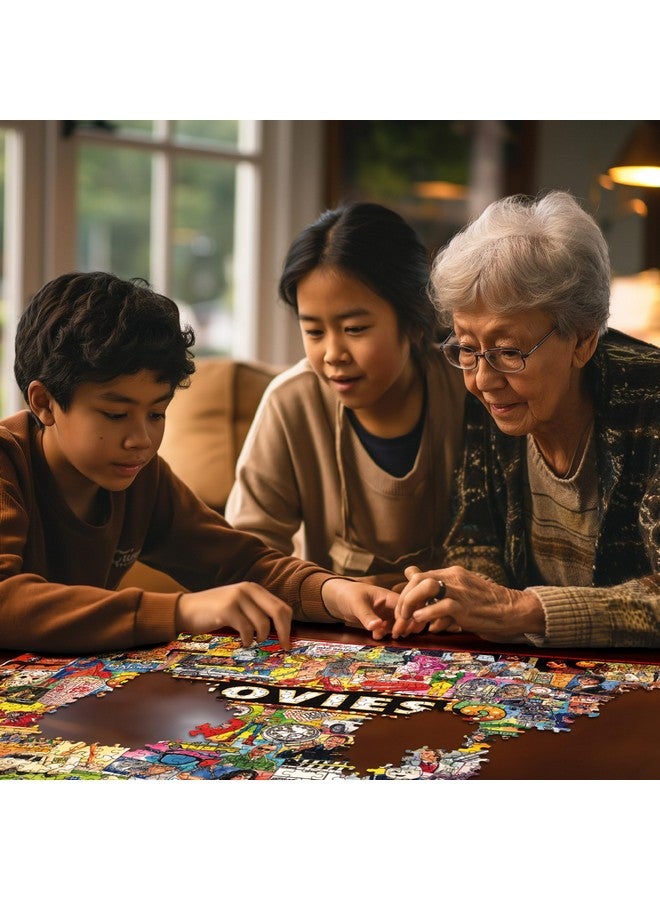 White Mountain Puzzles The Movies - 1000 Piece Jigsaw Puzzle - Image 5