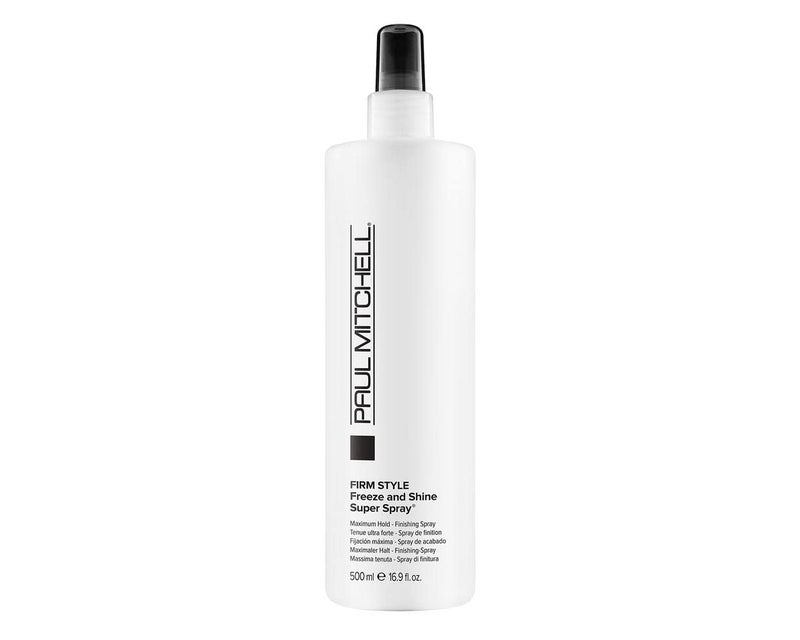 Paul Mitchell Freeze and Shine Hairspray, Powerful Hold + Shine, For Coarse Hair, 16.9 fl oz - Image 1