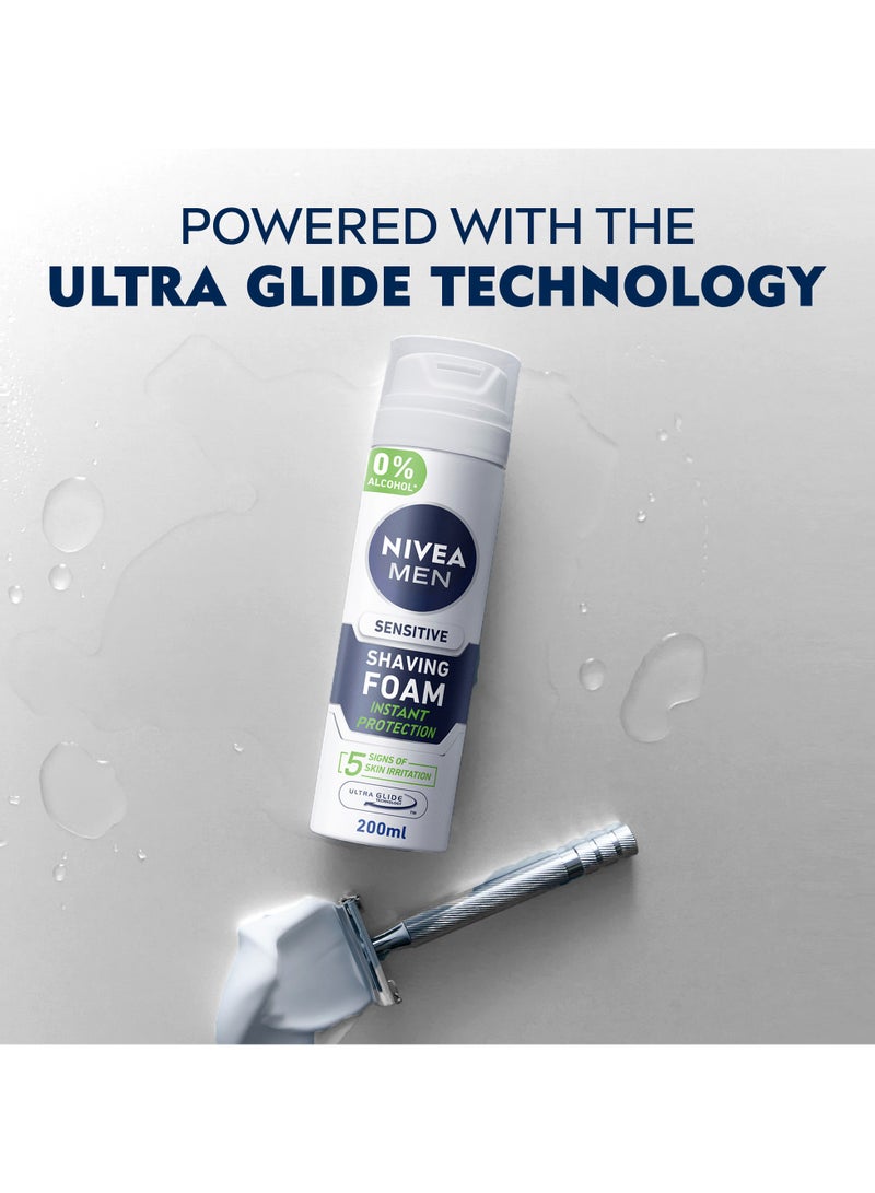 Nivea Shaving Foam Sensitive Chamomile And  Hamamelis Pack of 2 - Image 5