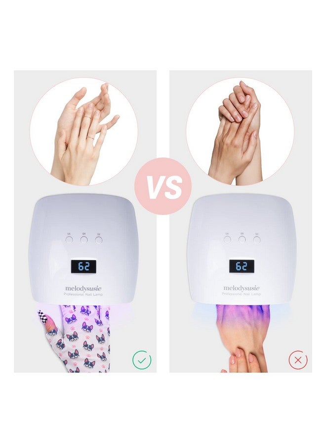 MelodySusie Uv Glove For Gel Nail Lamp Professional Upf50+ Uv Protection Gloves For Manicures Nail Art Skin Care Fingerless Anti Uv Glove Protect Hands From Uv Harm  - Image 4