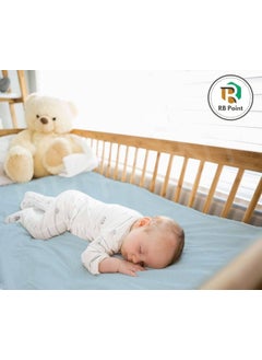 RB POINT Large Size Bed Protector New Born Baby Dry Mats Waterproof Large size 140cm x 100 cm Baby Mattress Protector Waterproof Water Absorbent Mats Baby  - Image 3
