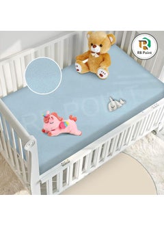 RB POINT Large Size Bed Protector New Born Baby Dry Mats Waterproof Large size 140cm x 100 cm Baby Mattress Protector Waterproof Water Absorbent Mats Baby  - Image 5