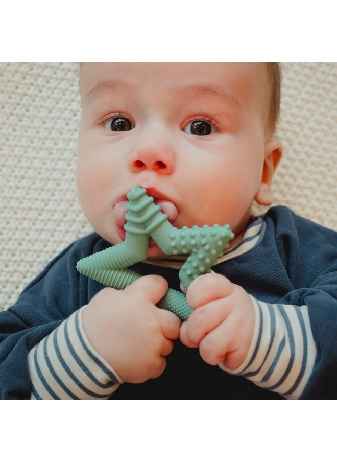 TalkTools TalkTools Sensory Teeny Teether Star - Alternative to Thumb Sucking and Pacifiers, Enhances Oral Motor Awareness, Perfect for Children with Sensory Needs, Oral Development Aids (Sage)  - Image 2