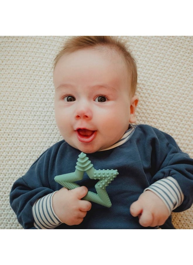 TalkTools TalkTools Sensory Teeny Teether Star - Alternative to Thumb Sucking and Pacifiers, Enhances Oral Motor Awareness, Perfect for Children with Sensory Needs, Oral Development Aids (Sage)  - Image 3