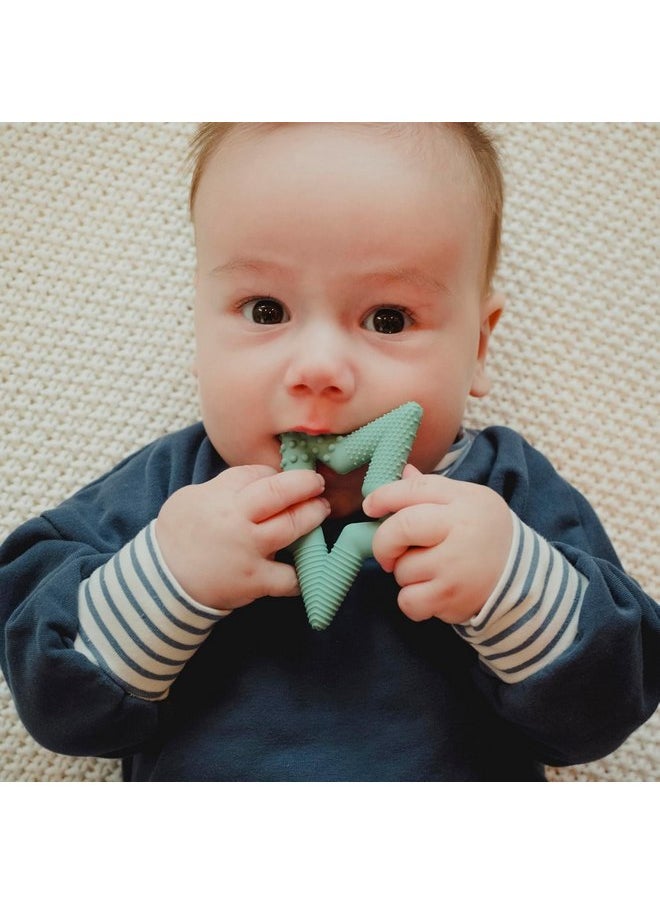 TalkTools TalkTools Sensory Teeny Teether Star - Alternative to Thumb Sucking and Pacifiers, Enhances Oral Motor Awareness, Perfect for Children with Sensory Needs, Oral Development Aids (Sage)  - Image 5