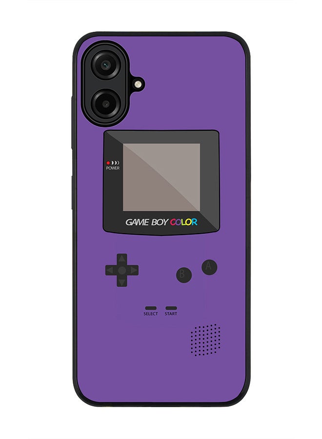 For Samsung Galaxy A07 4G Case,Slim fit Camera Protection, Shockproof Thin Phone cover  - Gameboy Color - Purple