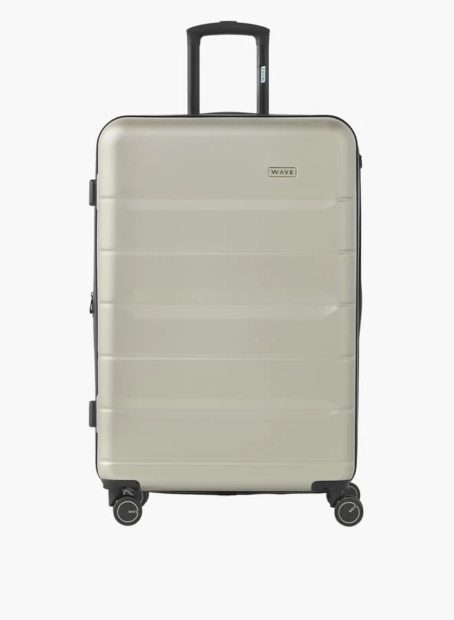Wave 3-Piece Hardcase Trolley Bag Set with Retractable Handle Set-3 - 20-24-28