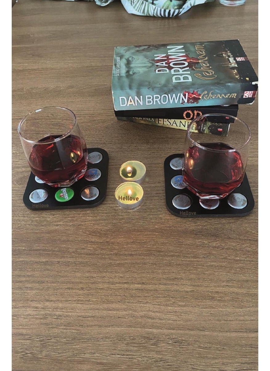HELLOVE Coasters 1PC Bottle Cap Added Soda Fizzy Drinks Beer Cap Can Be Added Later  - Image 5