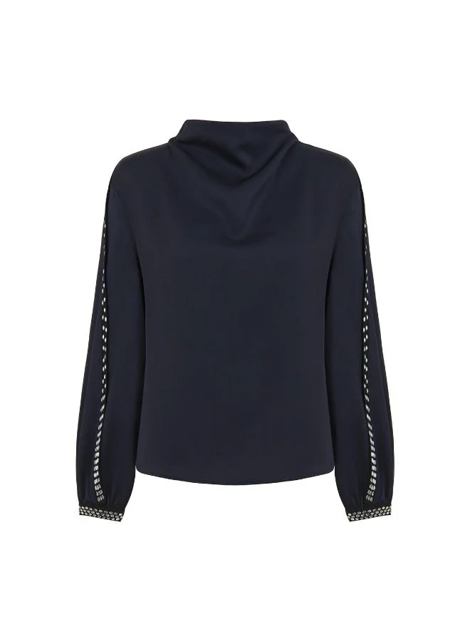 ابيكول بلوزة مرصعة بالكريستال