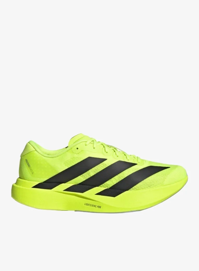 adidas أديداس أديزيرو إيفو إس إل إم حذاء جري رجالي أخضر مقاس 13